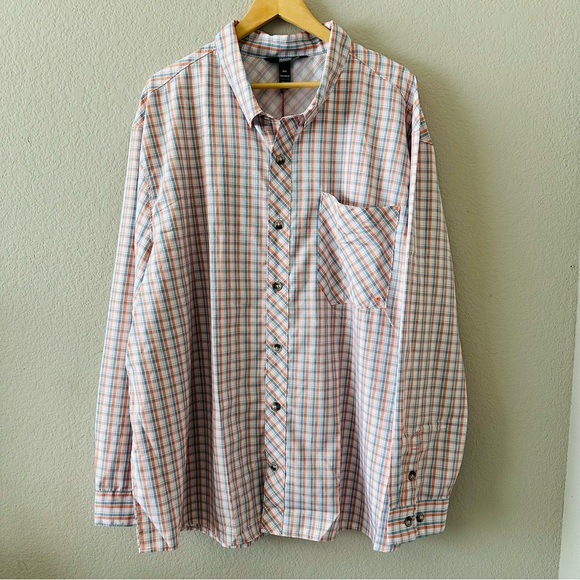 Alaskan Hardgear Duluth Trading Shirt Mens Size 3XL Plaid Vented Long Sleeve - Picture 3 of 10
